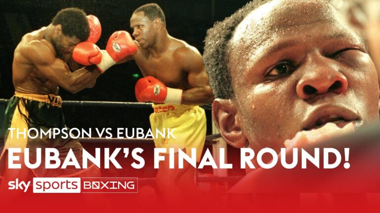 Chris Eubank's gut-wrenching final round as a boxer! 💔 | Thompson vs Eubank