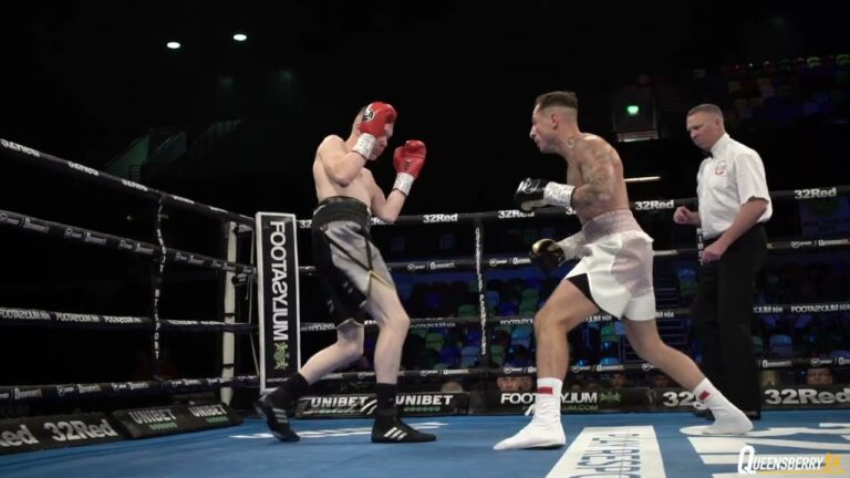 Exclusive Ringside Angle Sean Noakes First Stoppage Victory!