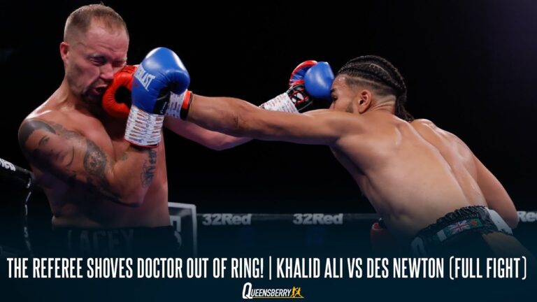 🎥 NEW ANGLE! Referee shoves the doctor out the ring! Khalid Ali v Des Newton (Full Fight)