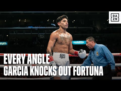 Every Angle Of Ryan Garcia's BRUTAL KO Against Javier Fortuna