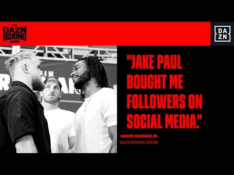 Hasim Rahman Jr. Claims Jake Paul Bought Him Followers In Build-Up To MSG Fight