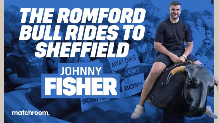 "It's not quite Vegas but we wanted an away day!"- Johnny Fisher returns