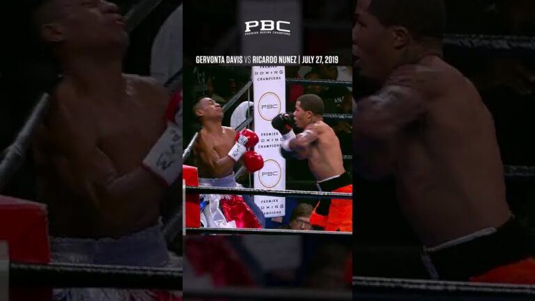 Gervonta Davis Stops Ricardo Nunez in RD2 Following a Barrage of Punches | PBC Fight Anniversary
