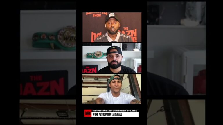 Paul 🤡 Ramirez 😬 Word Association with Regis Prograis #shorts