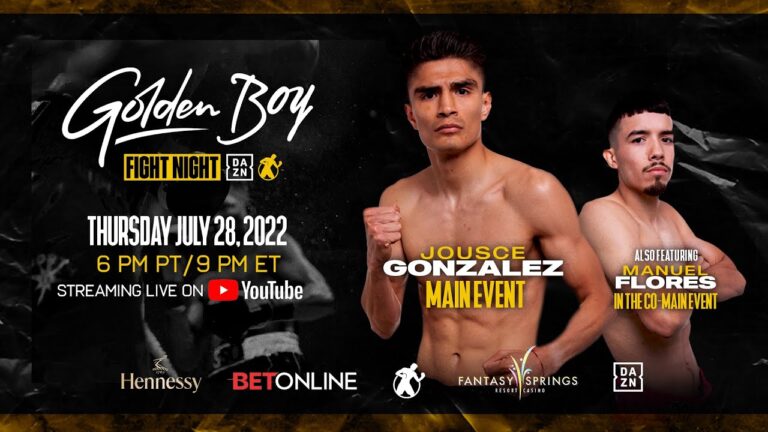 GOLDEN BOY FIGHT NIGHT: JOUSCE GONZÃLEZ vs. JOSÃ‰ ÃNGULO