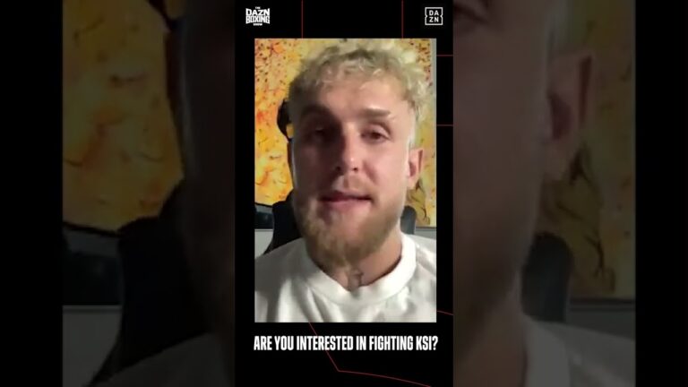 OUCH 👀 Jake Paul on a fight with KSI #shorts