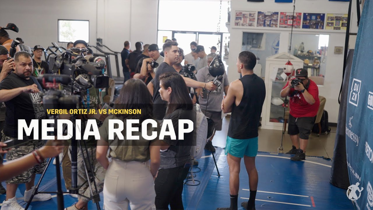 Vergil Ortiz Jr. VS Michael McKinson MEDIA WOkOUT RECAP