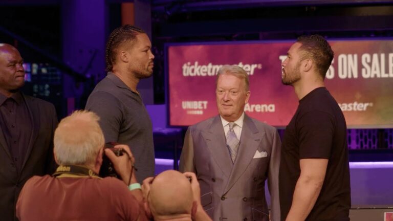 JOE JOYCE & JOSEPH PARKER HEAD TO HEAD! | HEAVYWEIGHTS FACE OFF AT LAUNCH PRESS CONFERENCE