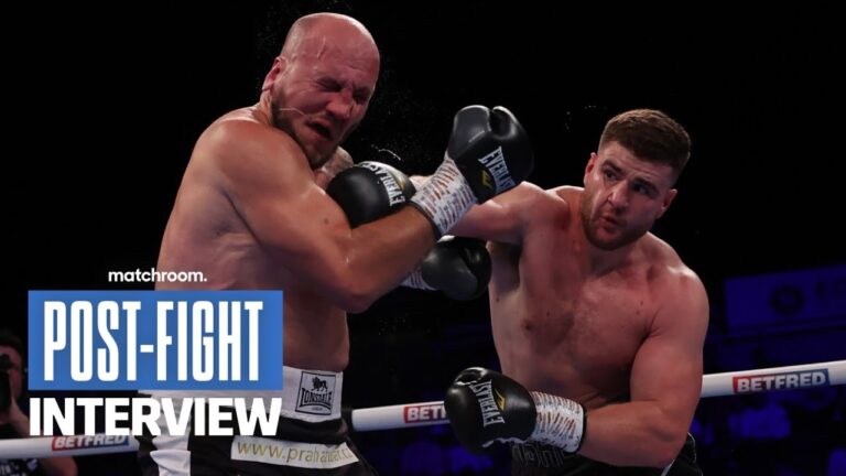 â€œThat was the best punch of my career so far!" – Johnny Fisher wipes out Reissinger