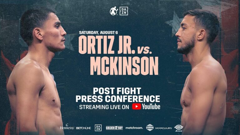 ORTIZ JR. vs. MCKINSON POST FIGHT-PRESS CONFERENCE