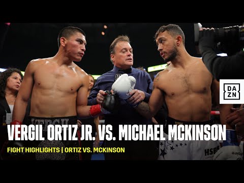 BRUTAL BODY SHOT | Vergil Ortiz Jr. vs. Michael McKinson Highlights