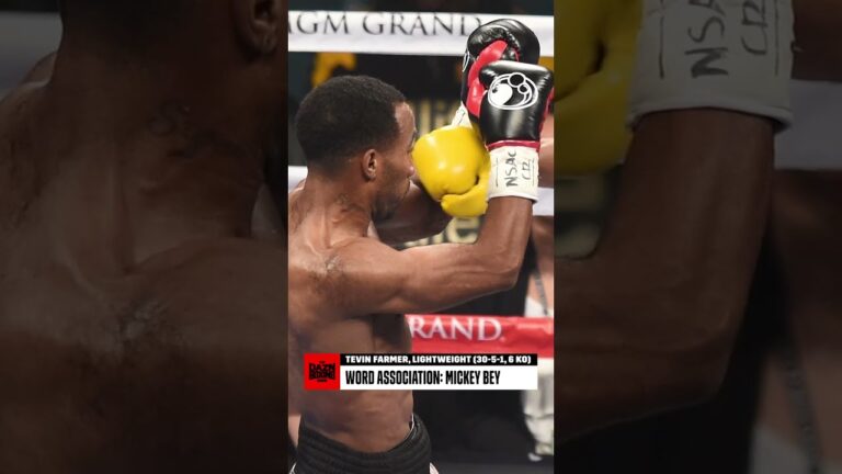'Ryan Garcia? Self-Promoter' 💀 Word Association With Tevin Farmer #shorts