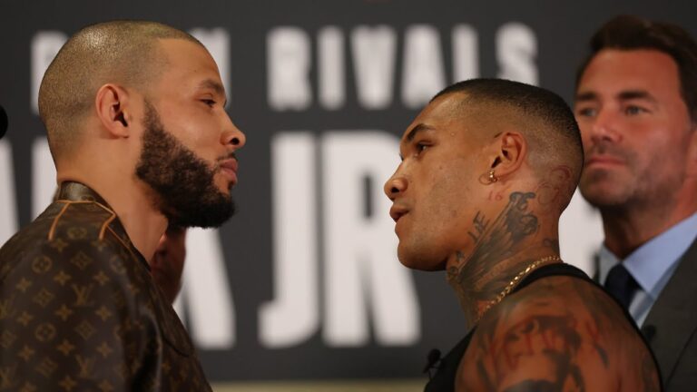 THE FIRST FACE OFF: Chris Eubank Jr vs Conor Benn