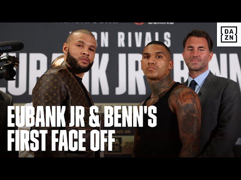 Chris Eubank Jr. And Conor Benn's INTENSE First Face Off 🔥