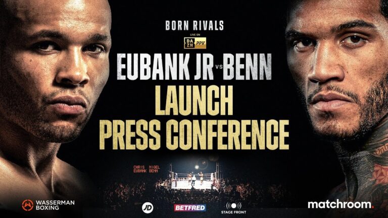 Chris Eubank Jr vs Conor Benn – First Press Conference