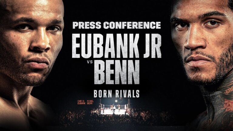 Chris Eubank Jr vs. Conor Benn First Press Conference