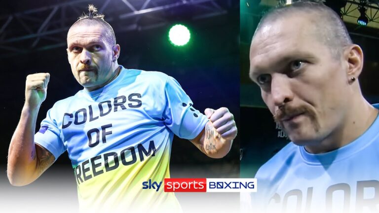 "I've been watching Joshua for ten years already!" | Usyk speaks ahead of fight with Joshua