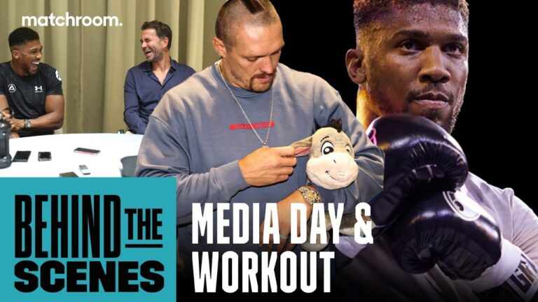Fight Week, Ep1: Usyk vs Joshua 2 – Media & Workout (Behind The Scenes)