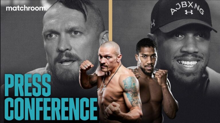 Oleksandr Usyk vs Anthony Joshua 2 Main Event Press Conference