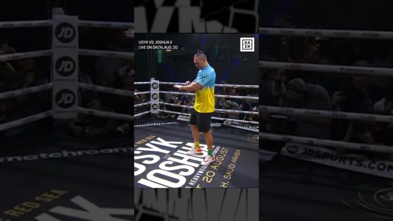 Oleksandr Usyk's Incredible Coin Toss Trick 🪙 👏 #shorts