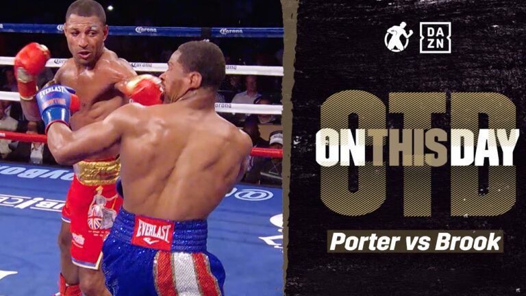 KELL BROOK vs SHAWN PORTER #OnThisDay – 8 years ago