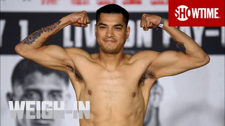 Omar Figueroa Jr. vs. Sergey Lipinets: Weigh-In | SHOWTIME CHAMPIONSHIP BOXING