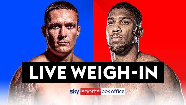 USYK VS JOSHUA 2 | LIVE WEIGH-IN 🔴⚖️