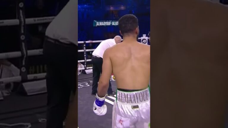 HOME TOWN HERO KO! 🥊 Ziyad Almaayouf… "finish him." #shorts #usykjoshua2 #rageontheredsea