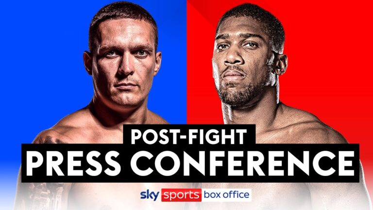USYK VS JOSHUA 2 | POST-FIGHT PRESS CONFERENCE!