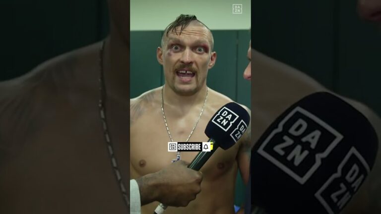 OLEKSANDR USYK CALLS OUT TYSON FURY 👀 #shorts