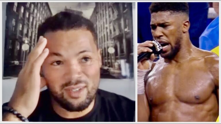 JOE JOYCE REACTS TO 'BAD TASTE' ANTHONY JOSHUA SPEECH, REACTS TO FURY COMEBACK, USYK, PARKER, WILDER