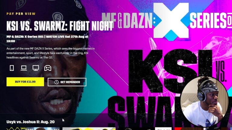 How To Watch KSI Fight TWICE In One Night On DAZN