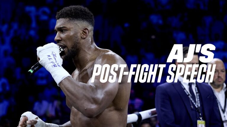 Anthony Joshua's Reaction After Usyk Loss Defended By Eddie Hearn