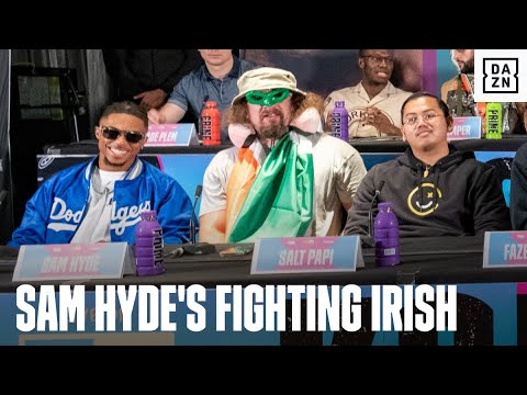 Sam Hyde Puts On An Irish Persona For Press Conference Before IAmThmpsn Fight