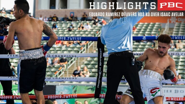 Eduardo Ramirez delivers RD3 KO over Isaac Avelar | Ramirez vs Avelar