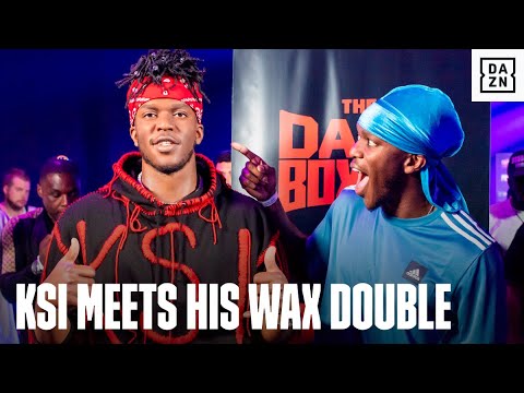 KSI Meets His Wax Double 😱