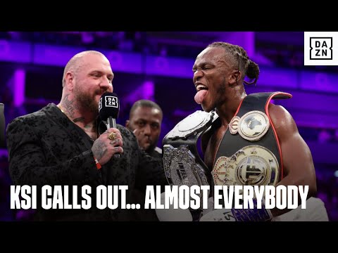 'ANDREW TATE, TOMMY FURY…I WANT A PIECE OF THAT' KSI Speaks After His TWO Wins In ONE Night