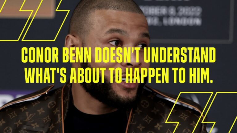 Chris Eubank Jr Says Conor Benn Is 'In Deep Water' And Doesn't Realise What's About To Happen To Him