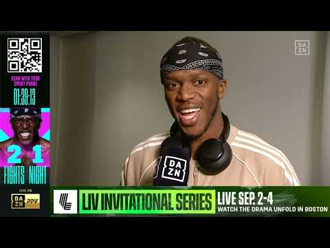 KSI ARRIVES AT THE O2 AHEAD OF HIS FIGHTS ON THE DAZN X 001 CARD