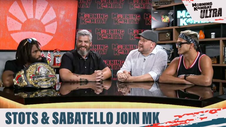Bellator's Raufeon Stots & Danny Sabatello Talk Trash Face To Face LIVE During MORNING KOMBAT