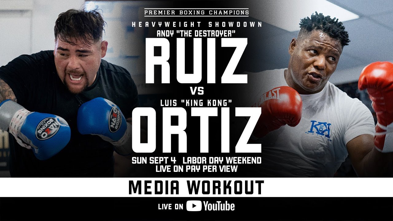 Andy Ruiz Jr. vs Luis Ortiz MEDIA WORKOUT | #RuizOrtiz
