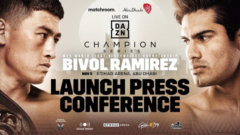 Dmitry Bivol vs Gilberto Zurdo Ramirez Press Conference In Abu Dhabi