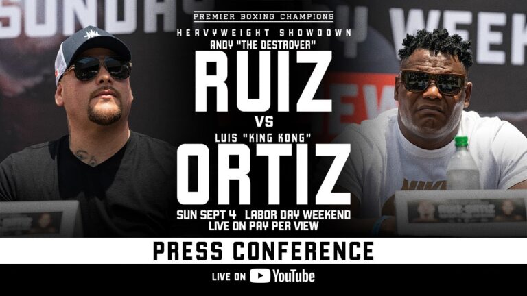 Andy Ruiz Jr. vs Luis Ortiz FINAL PRESS CONFERENCE | #RuizOrtiz