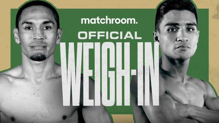 Juan Francisco Estrada vs Argi Cortes Weigh In