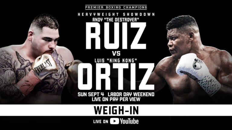 Andy Ruiz Jr. vs Luis Ortiz OFFICIAL WEIGH-IN | #RuizOrtiz