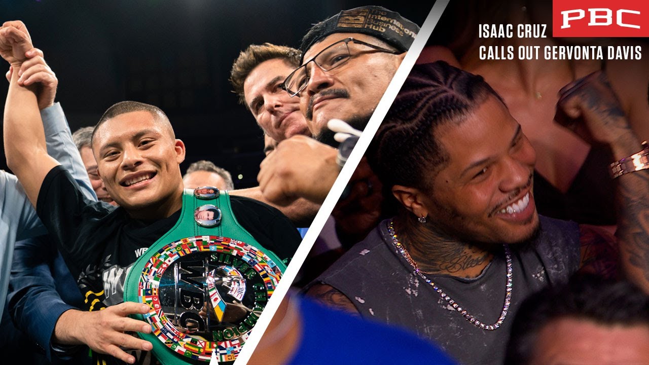 Isaac Cruz calls out Gervonta Davis after KO | Cruz vs Ramirez Highlights
