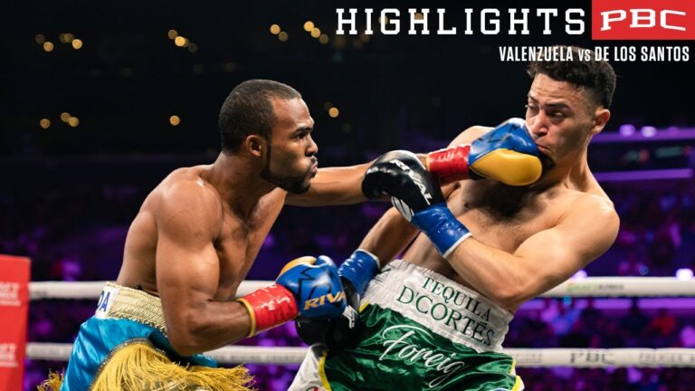 Valenzuela vs De Los Santos FIGHT HIGHLIGHTS: September 4, 2022 | PBC on FOX PPV