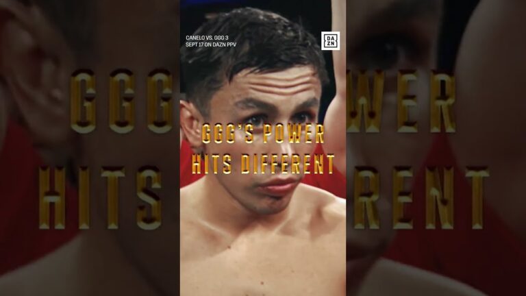 Gennadiy Golovkin's Power Just Hits Different 😱 #shorts