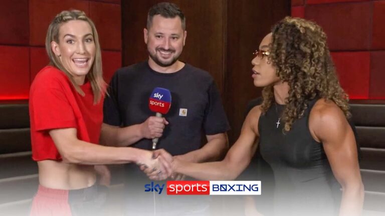 Mikaela Mayer & Alycia Baumgardner's FIERY fight week meeting! 😡