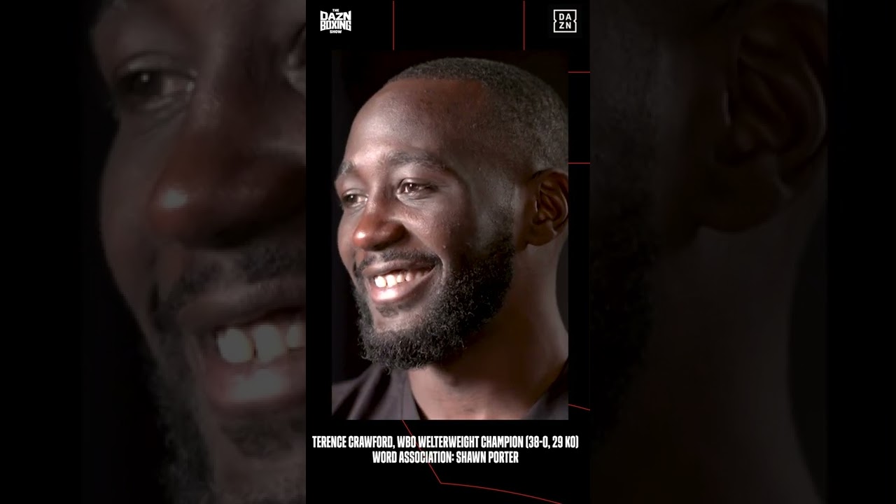 Terence Crawford Delivers The First-Ever Unanimous Word Association 😳 #shorts